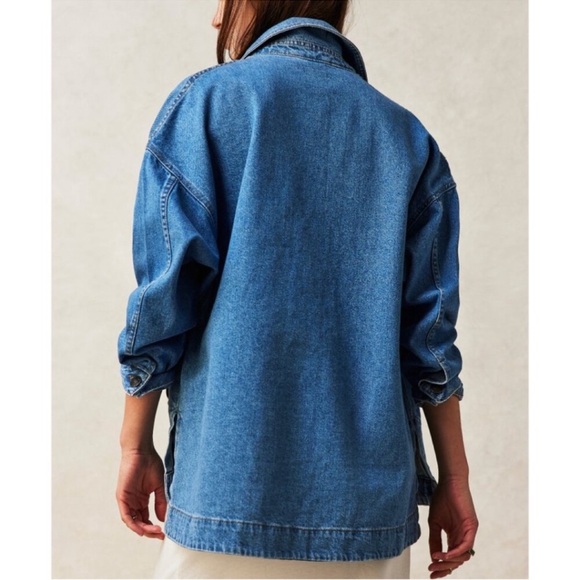 Free People Blue Jean Jacket - Picture 4 of 13